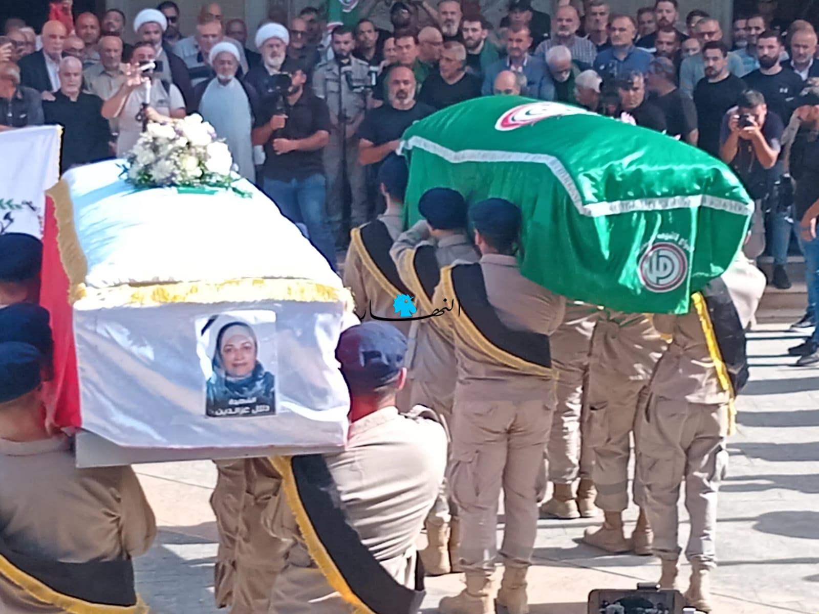 دير قانون النهر شيعت شهيدتي القصف الإسرائيلي على جناتا... والد سالي سكيكي لـ النهار : دلوعتي كانت وأفتخر بشهادتها (صور - فيديو)